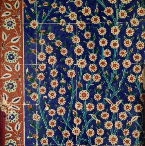 Tiles from the Harem of Topkapi Palace.